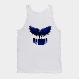 Mothman West Virginia Wing Humanoid Moth Retro Vintage Blue Tank Top